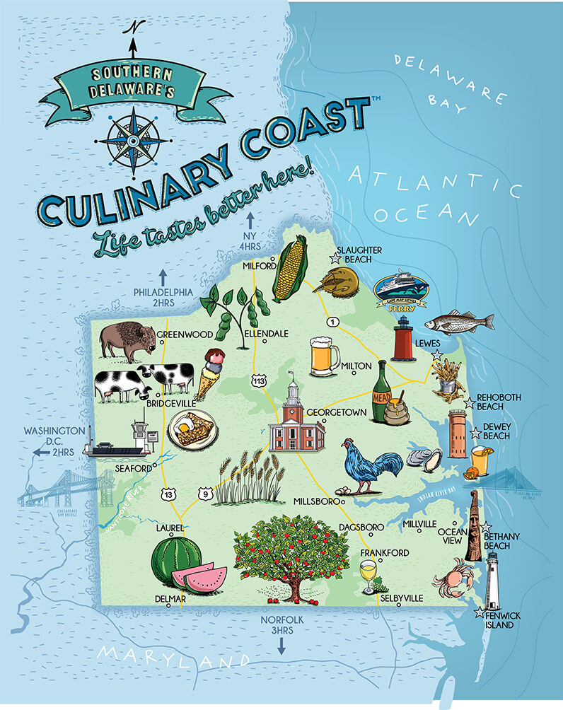 Culinary Coast Map
