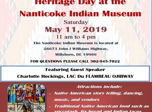 Heritage Day at the Nanticoke Indian Museum