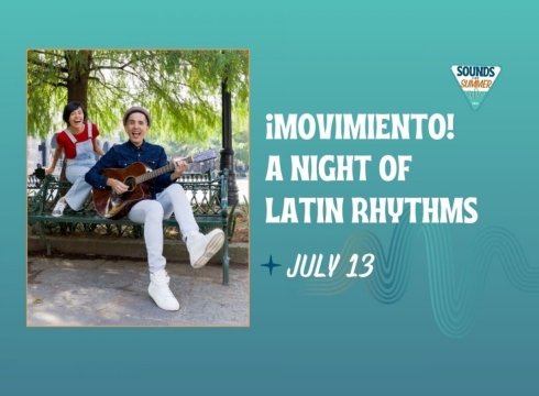¡Movimiento! A night of Latin Rhythms with 123 Andrés.