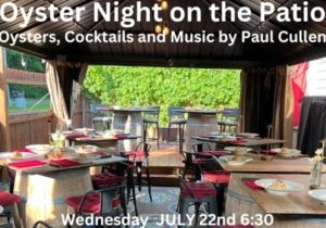 Oyster Night on the Patio with Nancy James Oysters