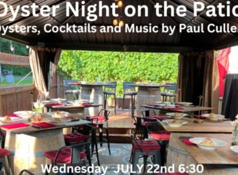 Oyster Night on the Patio with Nancy James Oysters