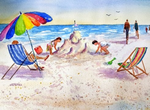 Online Exploring Watercolor Class at the Rehoboth Art League