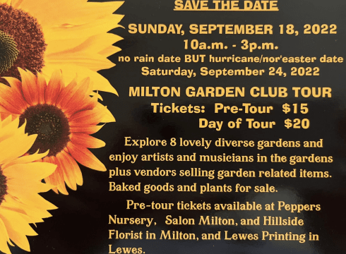 Milton Garden Club Tour