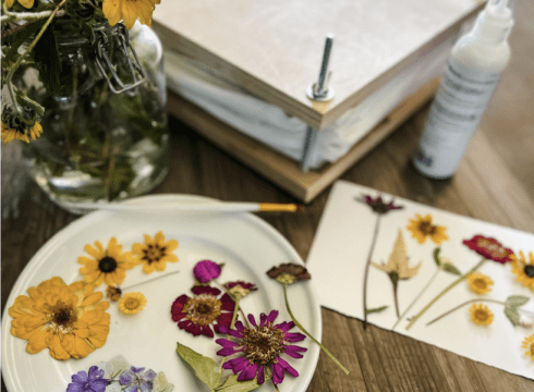 Free Wildflower Press by Four Acres Living