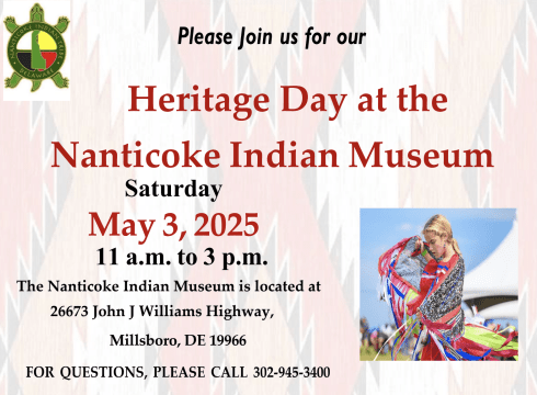 Heritage Day at the Nanticoke Indian Museum