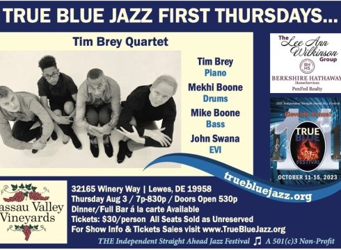 True Blue Jazz "First Thursdays" at Nassau Valley Vineyards