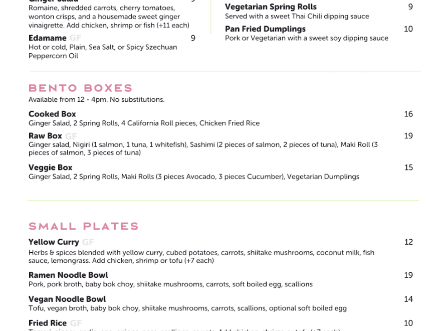 Lago Asian Cuisine & Sushi